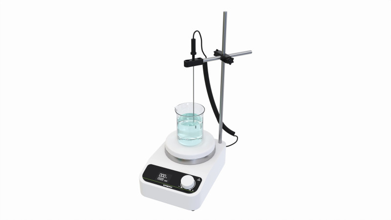 Digital Magnetic Stirrer Laboratory Device Model 3D .c4d .max .obj .3ds .fbx .stl .blend 