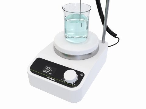 Digital Magnetic Stirrer Laboratory Device Model 3D
