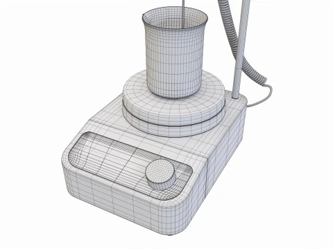 Digital Magnetic Stirrer Laboratory Device 3D Model