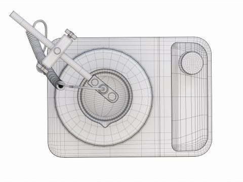 Digital Magnetic Stirrer Laboratory Device Model 3D
