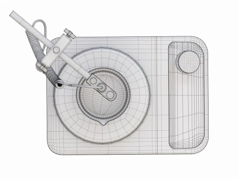 Digital Magnetic Stirrer Laboratory Device 3D Model