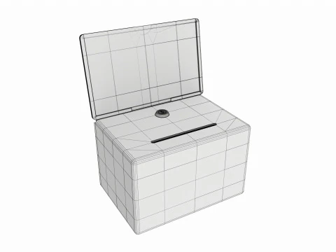Bağış Kutusu 3D Model