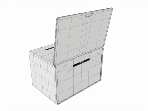 Donation Box 3Dモデル