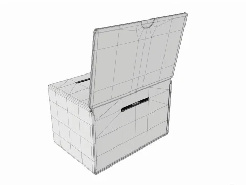 Bağış Kutusu 3D Model