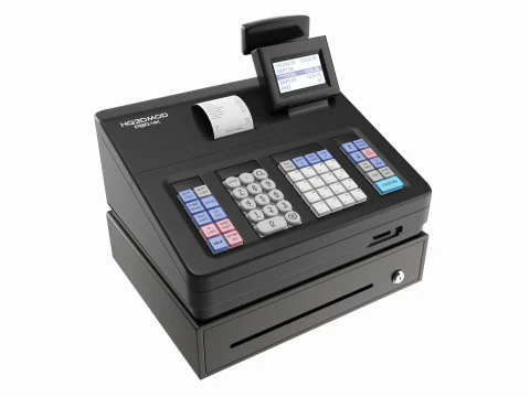 Mesin Kasir Elektronik Model 3D