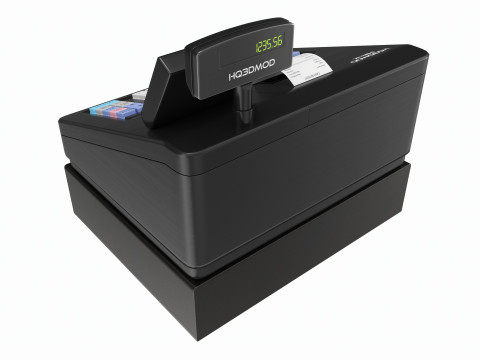 Electronic Cash Register 3D Model