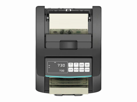 Electronic money counting machine 3D Model