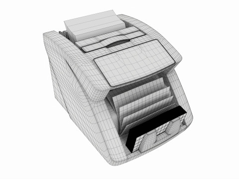 Electronic money counting machine Modello 3D