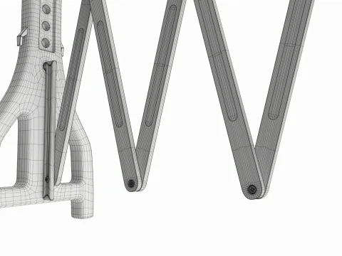 Expandable Safety Barricade 3D Model