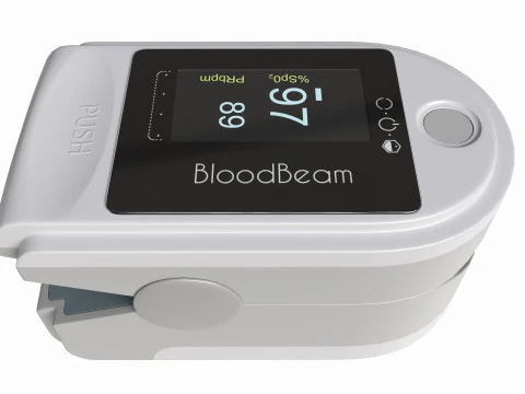 Fingertip Pulse Oximeter 3D Model