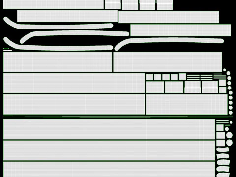 Barella rigida fissa Modello 3D