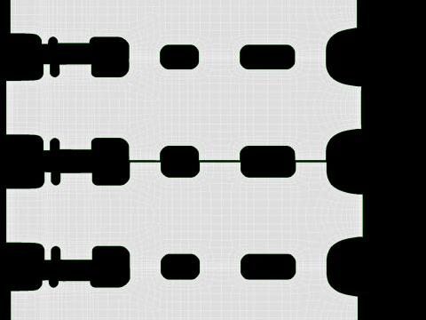Barella rigida fissa Modello 3D
