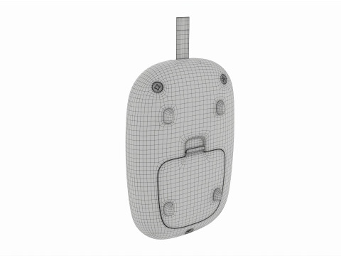 Glucometer with strip blood 3D Model
