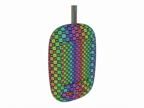 Glucometer with strip blood 3D Model