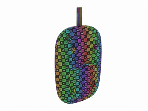 Glucometer with strip blood 3D Model