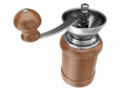 Hand coffee grinder 3D मॉडल