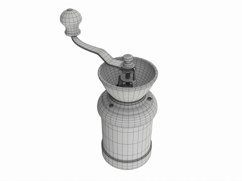 Hand coffee grinder Modello 3D