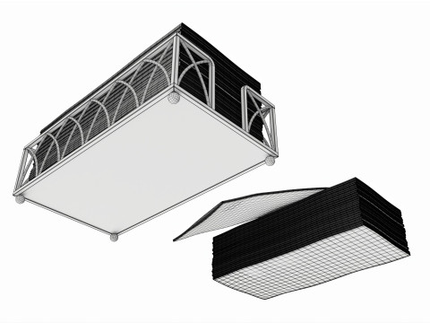 Hand paper napkins with holder Modelo 3D