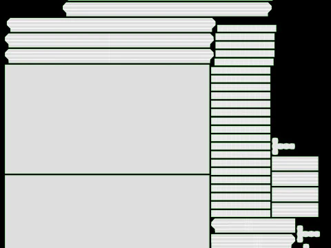 Tovaglioli di carta a mano con supporto Modello 3D