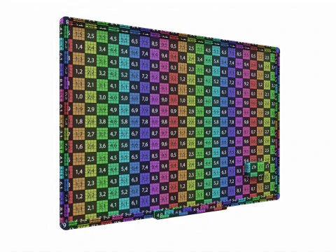 Magnetic dry erase white board 3D Model