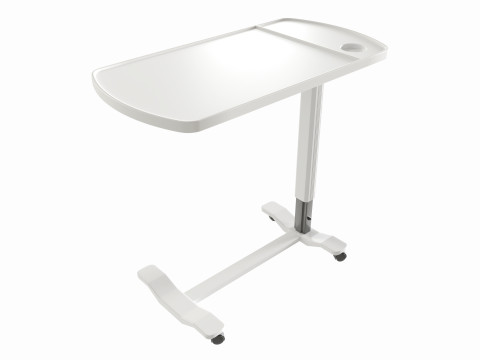 Medical Mobile Food Over Bed Table Modello 3D