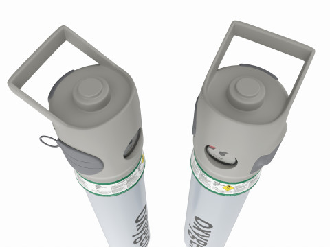 Medical oxygen cylinder Modèle 3D