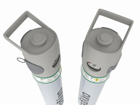 Medical oxygen cylinder 3D Model