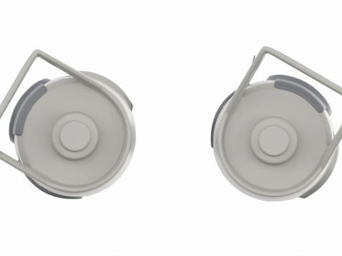 Medical oxygen cylinder Modèle 3D