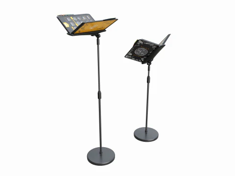 Menus File Flip Organizer on Stand 3D Model