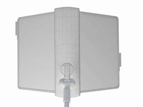 Menus File Flip Organizer on Stand 3D Model