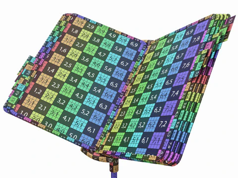 Menus File Flip Organizer on Stand 3D Model