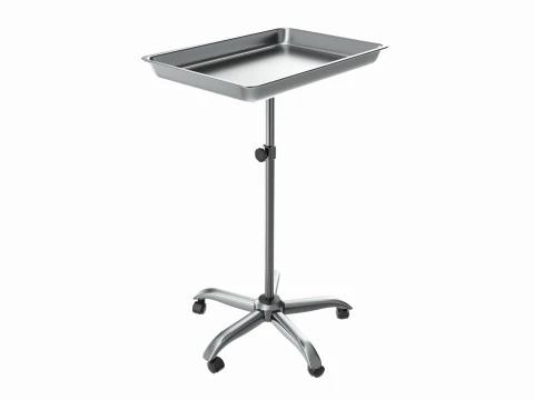 Vassoio mobile per procedure di strumenti medici per tatuaggi Modello 3D