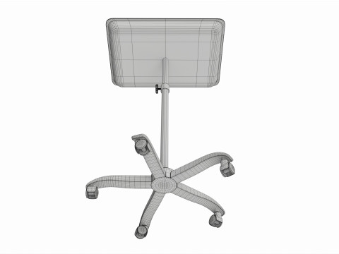 Mobile Medical Tattoo Instrument Procedure Tray 3D 모델