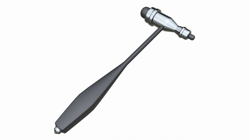 Neurological Reflex Hammer 3D Модель .c4d .max .obj .3ds .fbx .stl .blend 