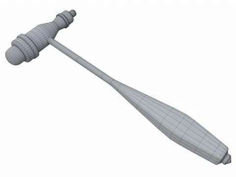 Neurological Reflex Hammer 3D Model