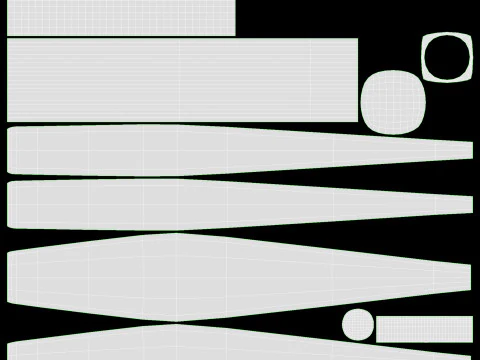 Neurological Reflex Hammer 3D Model