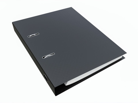 Office document binder mockup 01 Modello 3D
