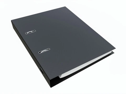 Mockup di raccoglitore di documenti per ufficio 01 Modello 3D