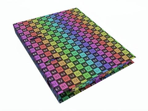 Office document binder mockup 01 Modelo 3D