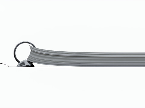 Office document binder mockup 01 open Model 3D