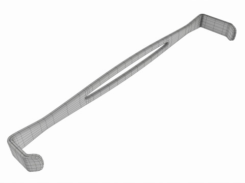 Operating Retractor Surgical Instrument Model 3D