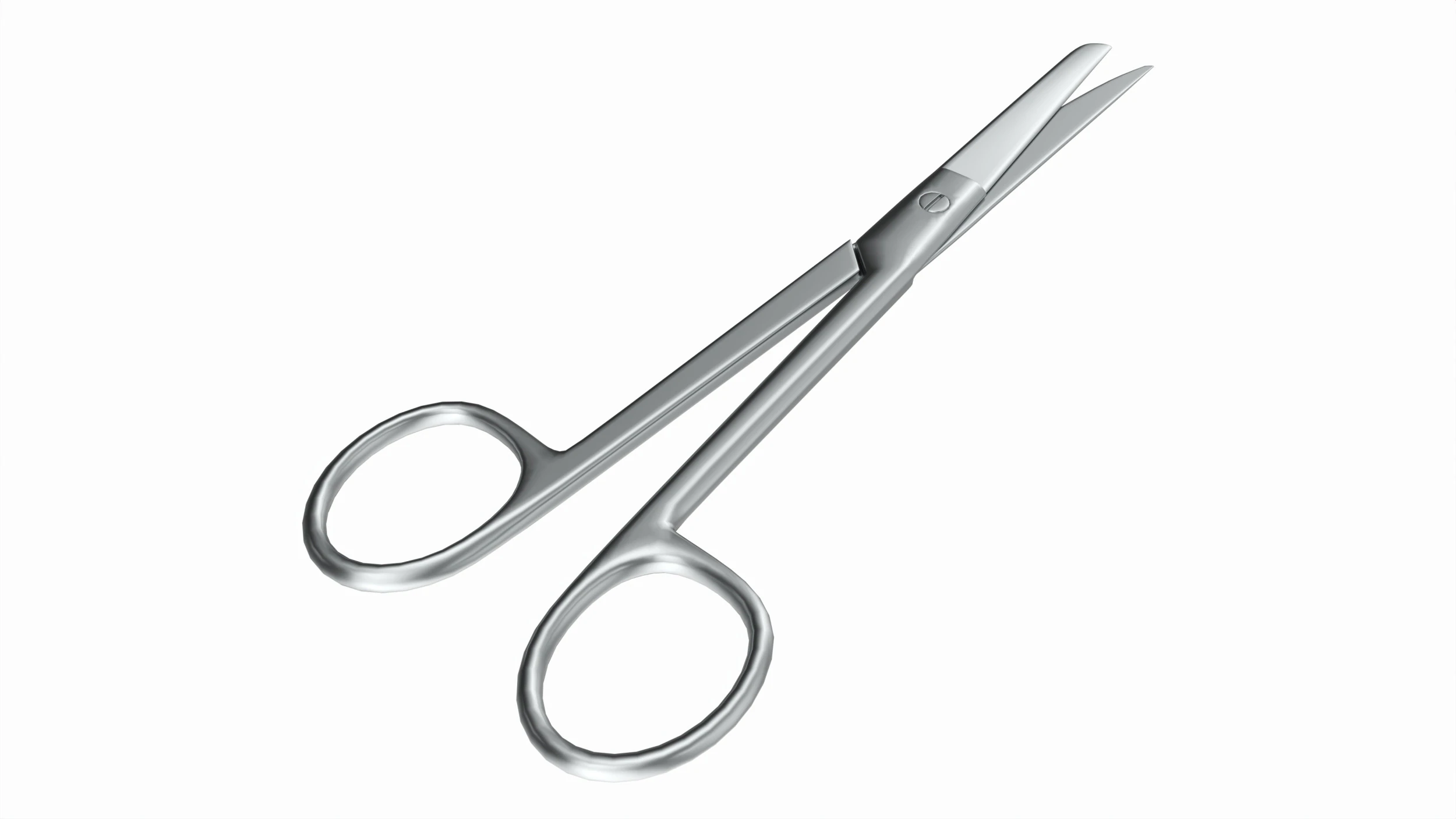 Operating Scissors Surgical Instrument 3D Model .c4d .max .obj .3ds .fbx .stl .blend 