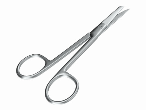 Operating Scissors Surgical Instrument Modello 3D
