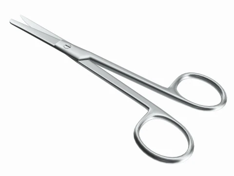 Operating Scissors Surgical Instrument 3D Model