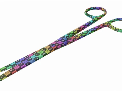 Operating Scissors Surgical Instrument 3D Model