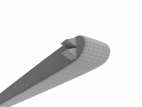 Operating Tissue Forceps Surgical Instrument 3D Модель