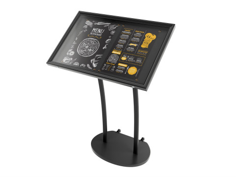Outdoor menu poster board 4xA4 3Dモデル