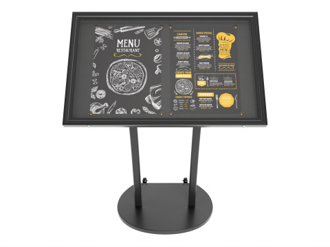 Outdoor menu poster board 4xA4 3Dモデル