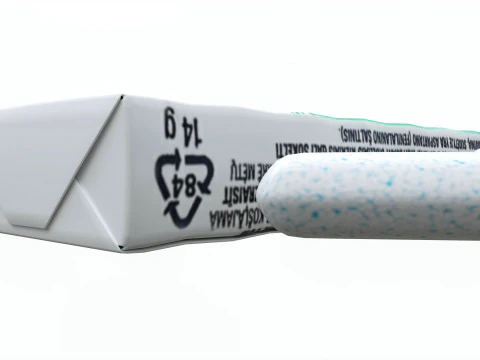 Pack Of Chewing Gum Orbit 02 3D Model
