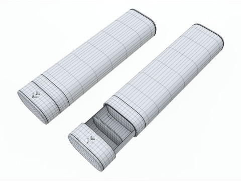 Pill Case Medicine Planner Vitamin 7 day Organizer Modelo 3D